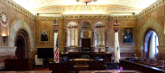 federal criminal appeals court room